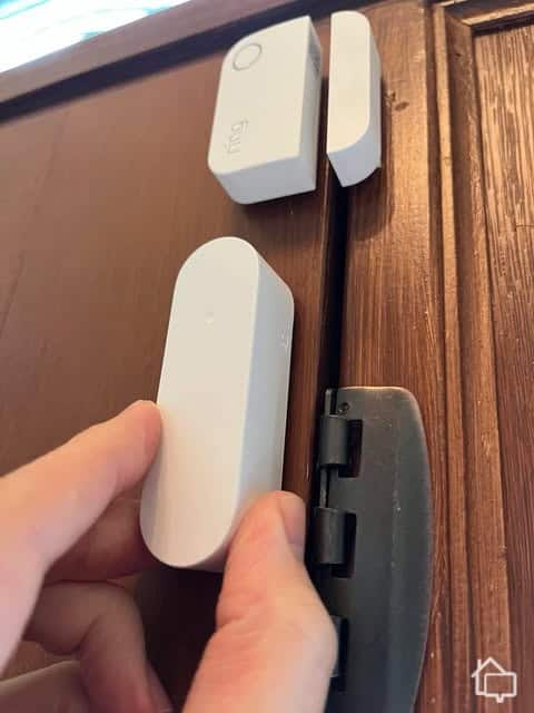 ADT entryway sensor compared to Ring Alarm sensor